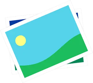 Stacked Photos Clipart