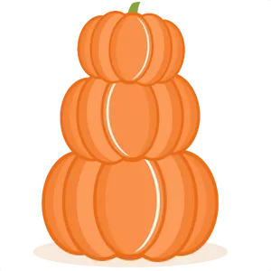 Stacked Pumpkins Graphic PNG image