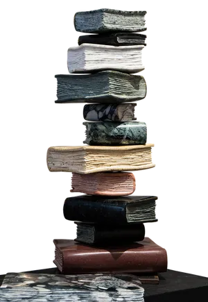 Stackof Ancient Books PNG