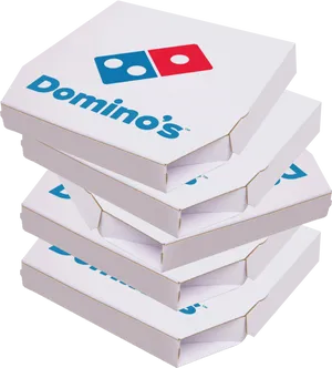 Stackof Dominos Pizza Boxes PNG image