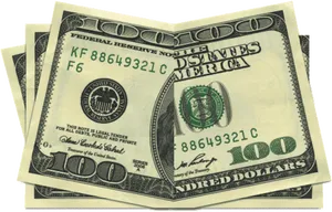 Stackof100 Dollar Bills PNG image