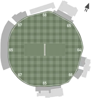 Stadium Layout Top View PNG