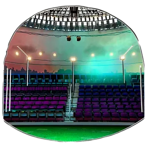 Stadium Lights In Fog PNG 05252024 PNG