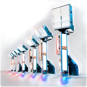 Stadium Lights Perspective PNG 43