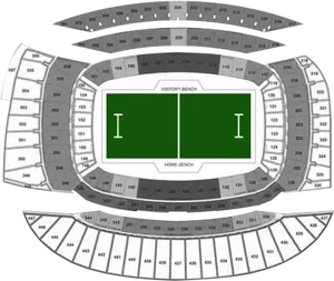 Stadium Seating Plan PNG image