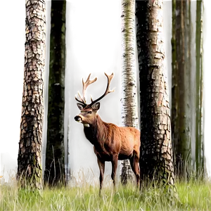 Stag Among Trees PNG 46 PNG