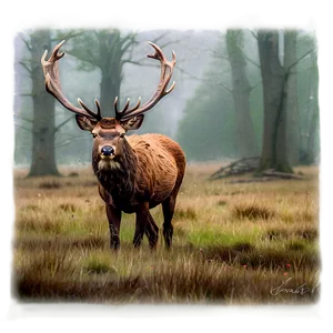 Stag In Mist Png 99 PNG image