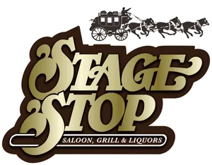 Stage Stop Saloon Grill Liquors Signage PNG