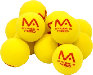 Stage3 Red Tennis Balls PNG image