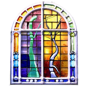 Stained Glass Window Art PNG 65