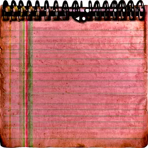 Stained Notebook Paper Png 05252024 PNG image