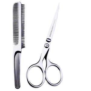 Stainless Steel Barber Scissors Png 7 PNG image