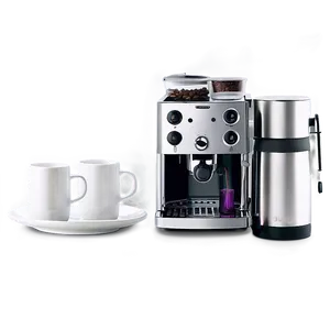 Stainless Steel Coffee Machine PNG 96