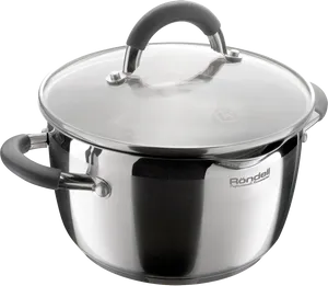 Stainless Steel Cooking Potwith Lid PNG image