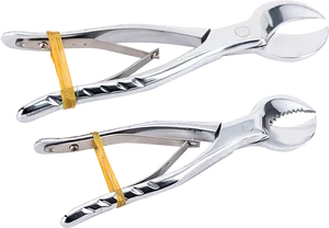 Stainless Steel Dental Plaster Tools PNG image