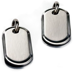 Stainless Steel Dog Tags Png 06212024 PNG image