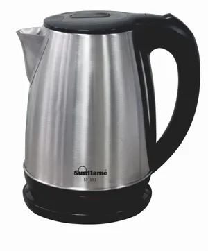 Stainless Steel Electric Kettle Sunflame PNG image