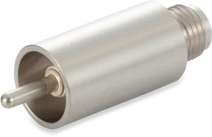 Stainless Steel Hydraulic Cylinder PNG image