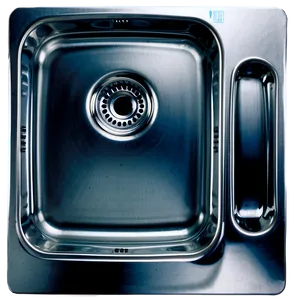 Stainless Steel Kitchen Sink Png Mfa PNG image