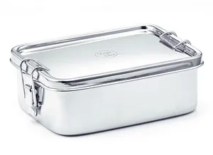 Stainless Steel Lunch Box PNG image