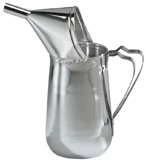 Stainless Steel Oil Can Pitcher PNG image