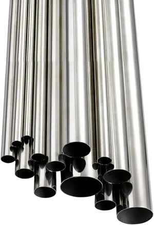 Stainless Steel Pipes Collection PNG