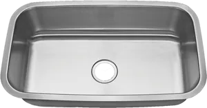 Stainless Steel Sink Single Bowl PNG image