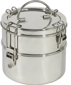 Stainless Steel Tiffin Carrier PNG image