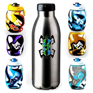 Stainless Steel Water Bottle Png Qej PNG image