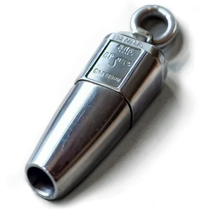 Stainless Steel Whistle PNG 5