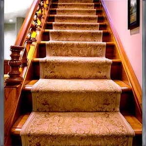 Staircase Carpet Runner PNG Jsa45