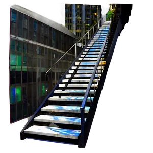 Staircase Mural PNG 28