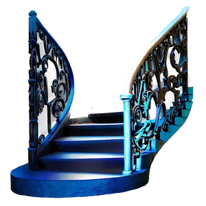 Staircase Mural PNG Hbk2 PNG