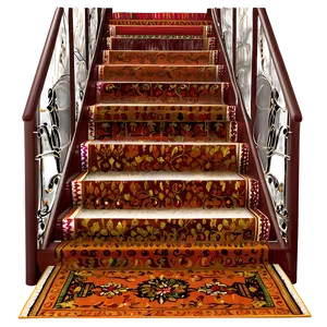 Staircase With Carpet Png Evo PNG image