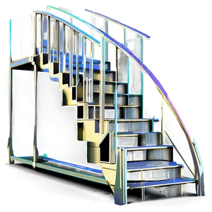 Staircase With Slide PNG 06122024 PNG
