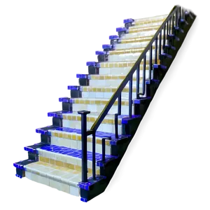 Stairs With Tile Accents Png 40 PNG image