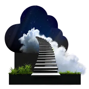 Stairway To The Clouds Png 90 PNG image