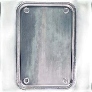 Stamped Metal Plate PNG Idy13