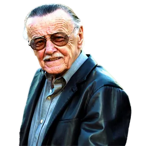 Stan Lee Comic Book Legend PNG Xay PNG