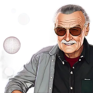 Stan Lee Creating Comics PNG 06242024