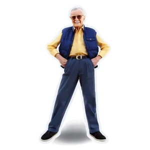Stan Lee Graphic Design PNG Emc90 PNG