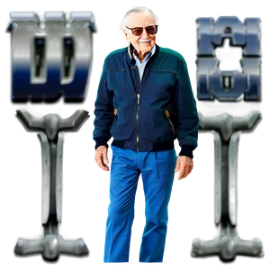 Stan Lee In Marvel Studio PNG Wcs35 PNG