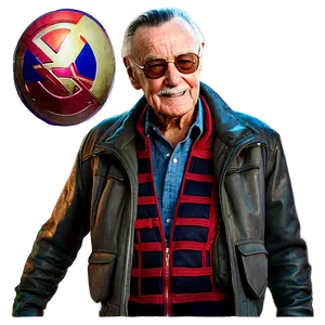 Stan Lee Marvel Cameos PNG Wbt90 PNG