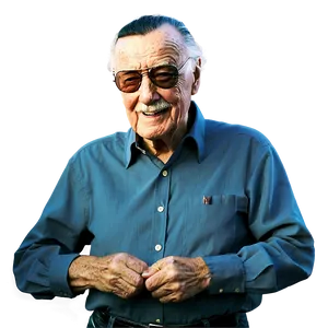 Stan Lee Marvel Editor Png Erc5 PNG image