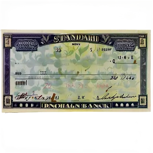 Standard Bank Check PNG 3