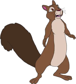 Standing_ Animated_ Squirrel_ Character