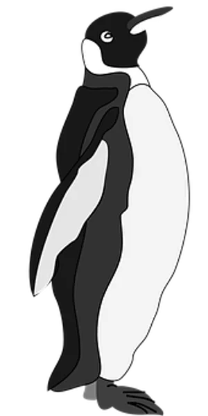 Standing Penguin Graphic