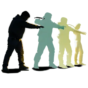 Standing Person Silhouette PNG Yje13 PNG