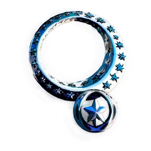 Star And Moon Rings PNG 06122024 PNG