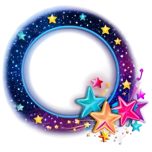 Star Frame Border PNG 06262024